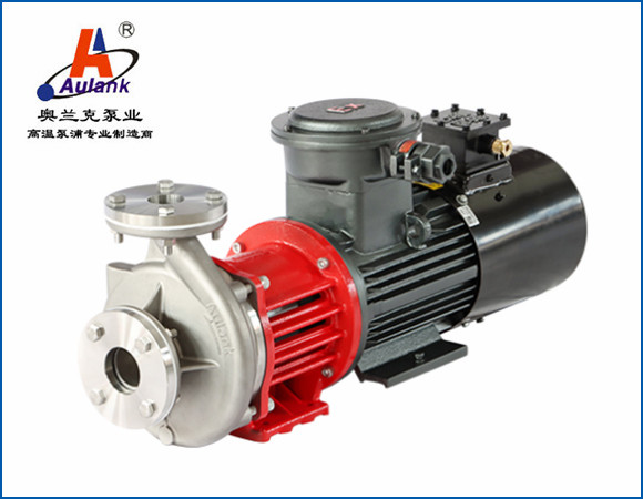 泵浦為磁力驅(qū)動式高低溫離心泵，移送循環(huán)介質(zhì)為不含顆粒、纖維的液體。泵浦外觀設(shè)計新穎、振動小、噪音低、無泄漏。泵浦可循環(huán)水、導(dǎo)熱油、乙二醇、硅油、酒精、碳?xì)淙芤旱冉橘|(zhì)，泵浦耐溫范圍：-196℃～+400℃。并可根據(jù)客戶需求，定制變頻、防爆、特殊電源等電機防爆離心泵 大流量防爆泵  BT4防爆泵 化工泵